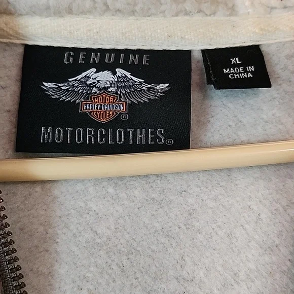 Gray XL Harley Davidson Hoodie, used - Picture 2 of 2